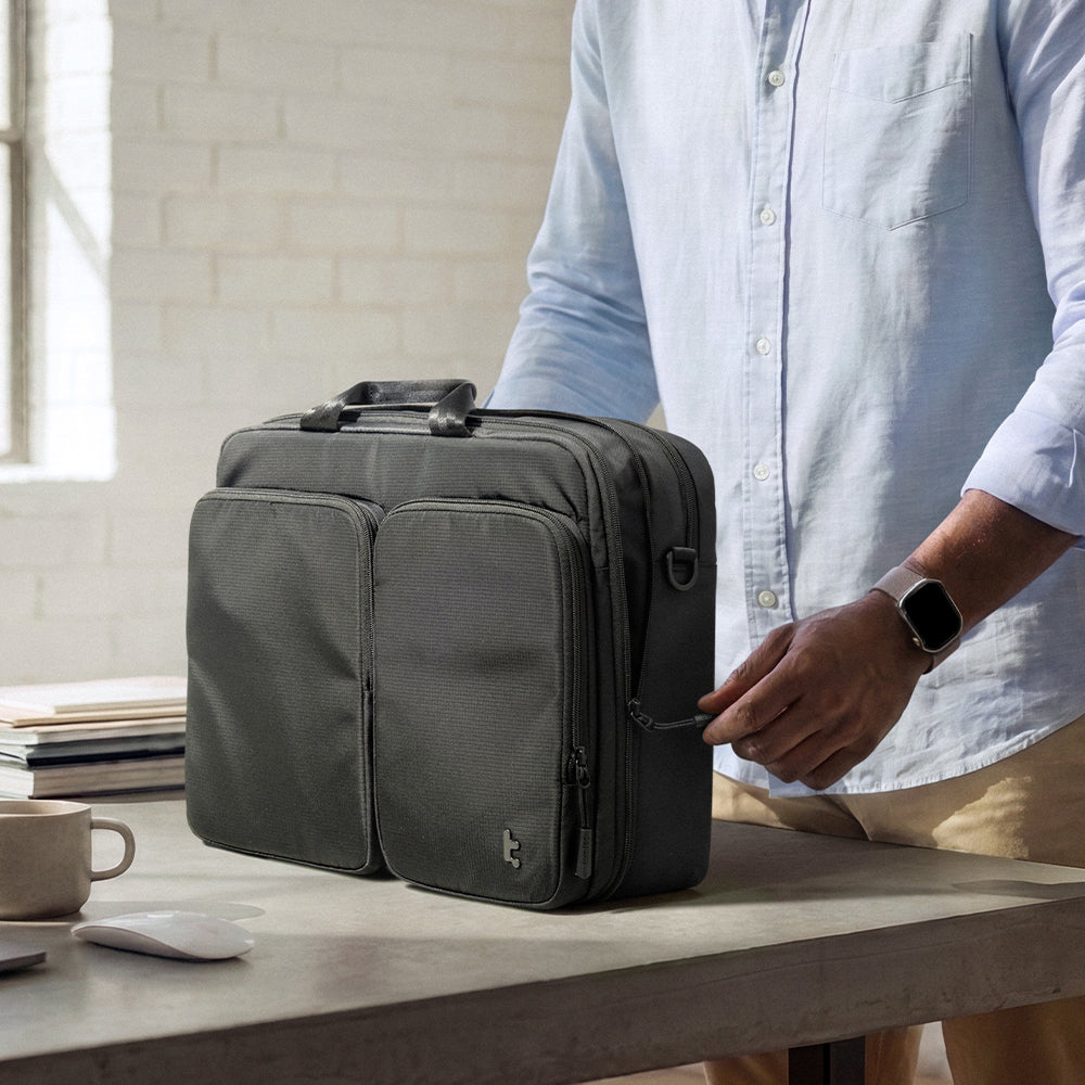 Navigator-A33 Expandable Laptop Shoulder Bag for 15.6-16.2 inch Laptop