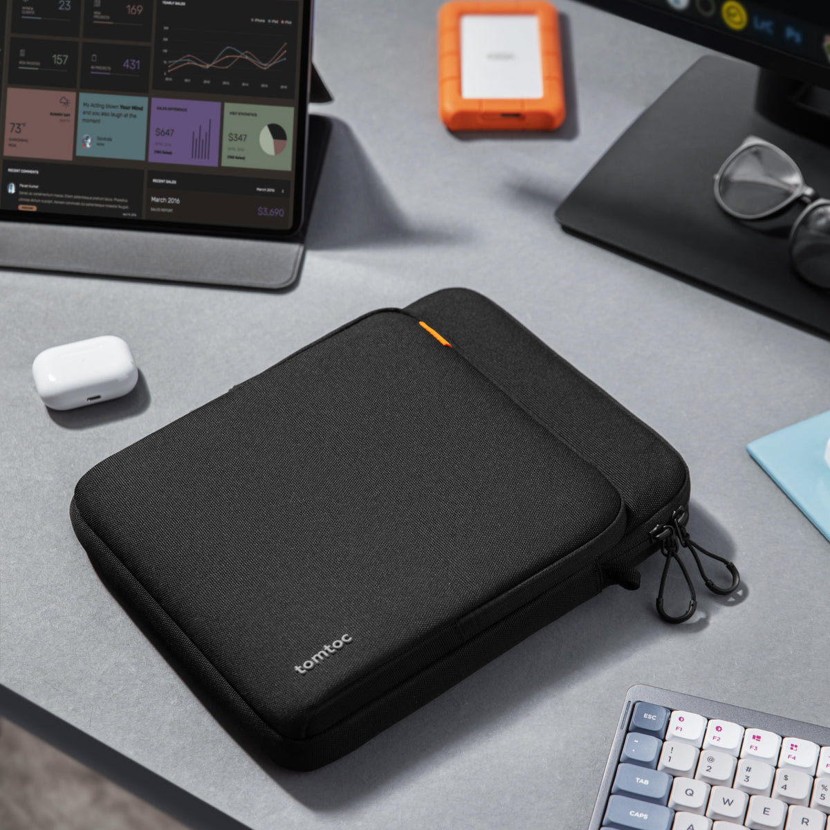 DefenderACE-B03 Tablet Shoulder Bag for 10.9-13 inch Ipad