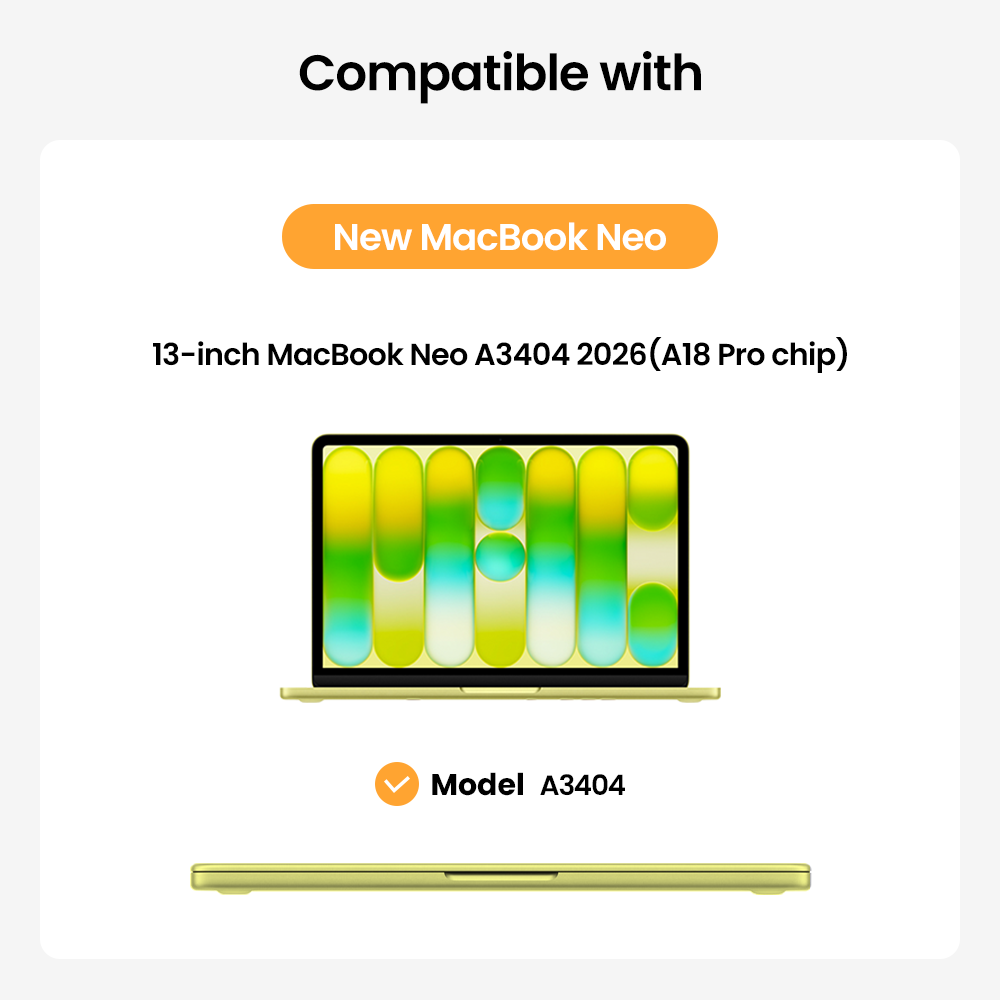 Light-A18 Laptop Sleeve for 13 inch MacBook Neo